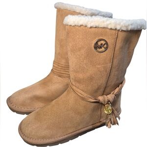 Michael Kors Girls Tan Boots